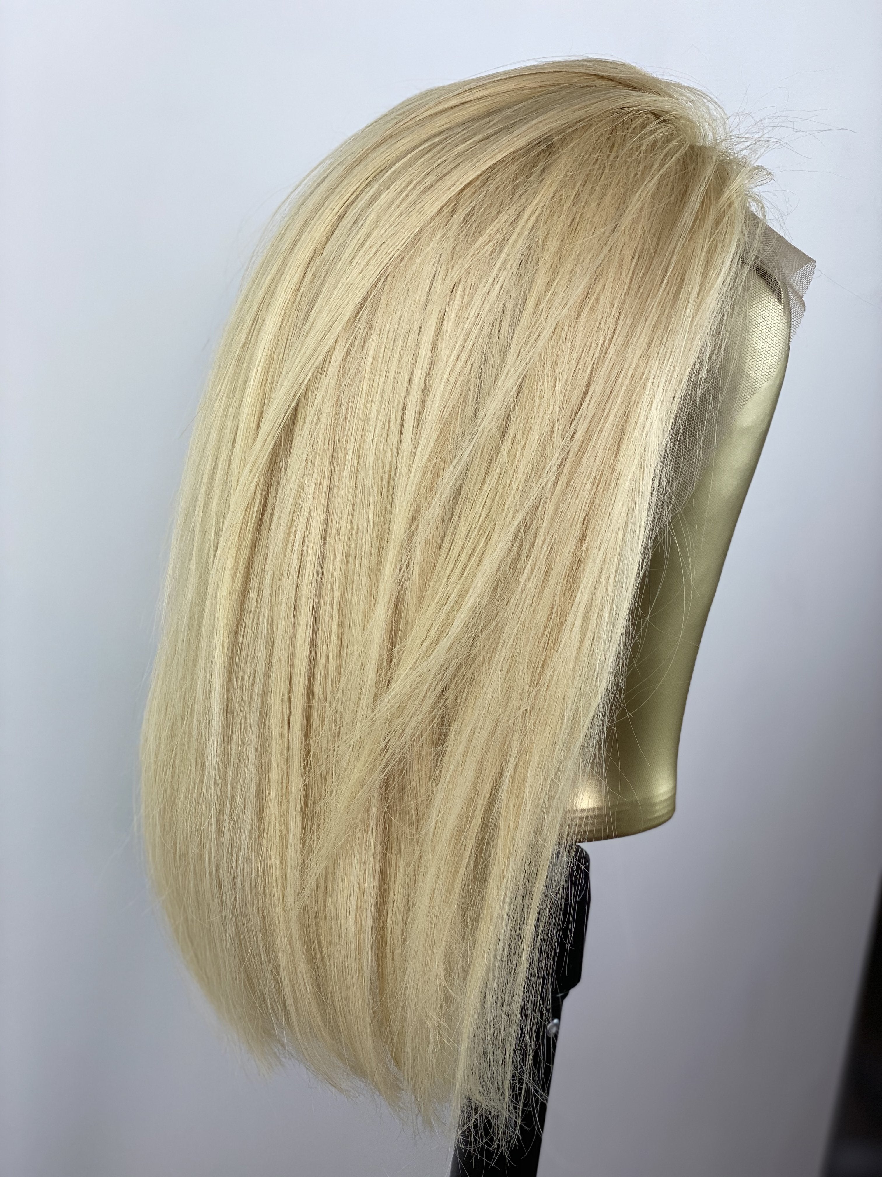 Blonde Straight Lace Front Bob Wig GoNaked Hair