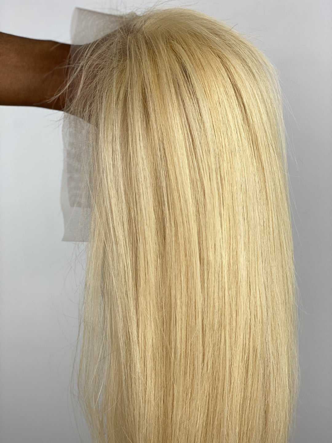 lace front blonde straight bob wig