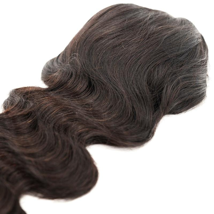 Side View of Body wave headband wig