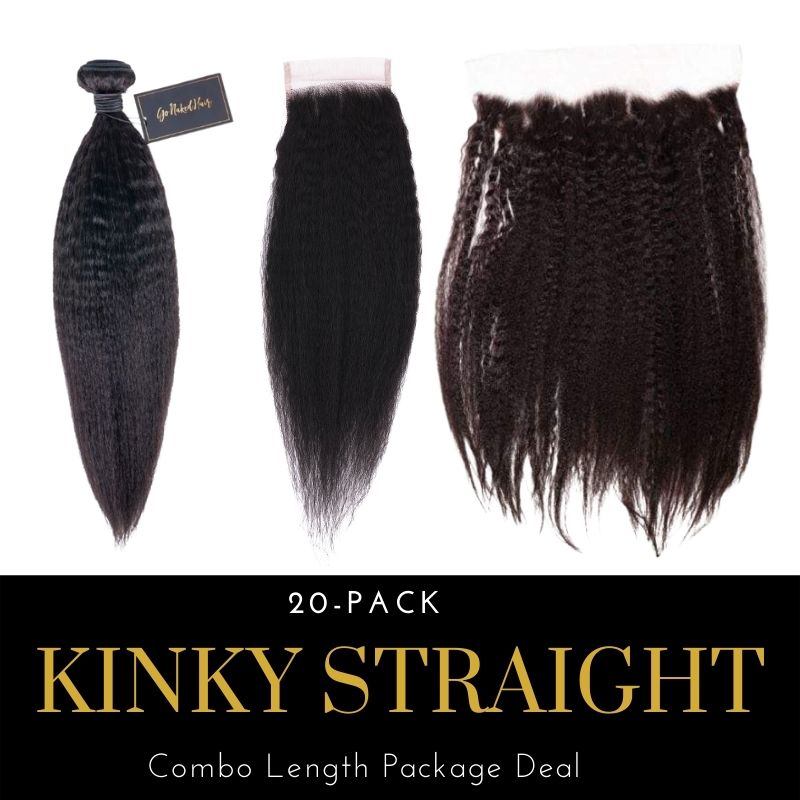 kinky straight variety length wholesale package deal