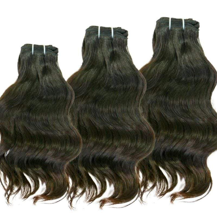 Raw Indian Wavy Hair bundles